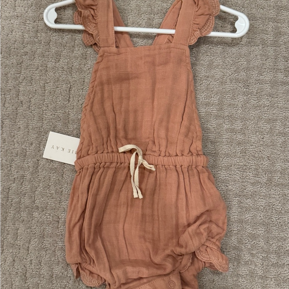 Jamie Kay Romper with Crossback Straps NWT